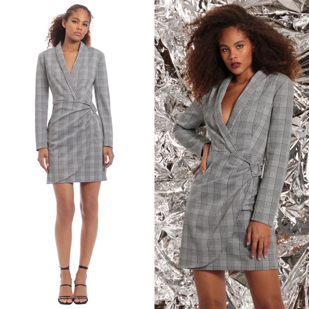 Nwt Donna Morgan Maitrie Dress plaid women’s size 10